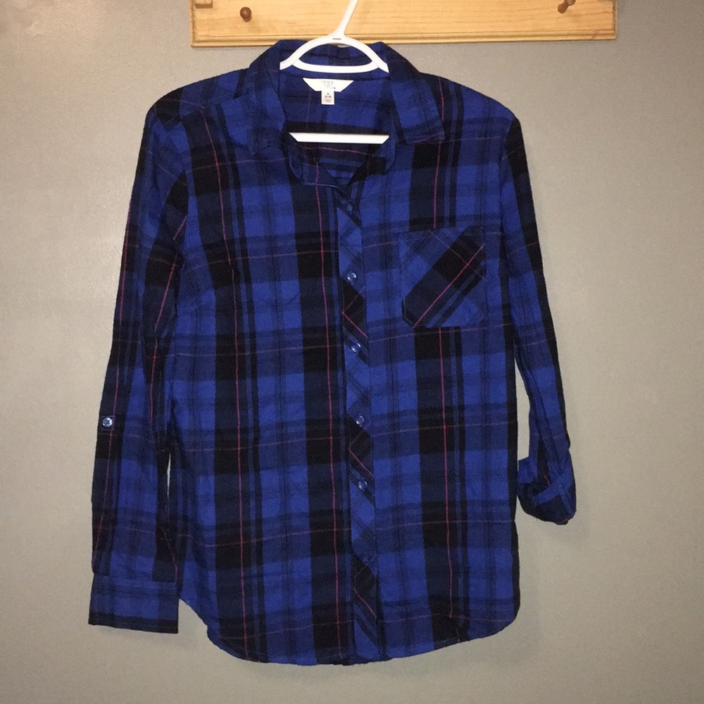 Blue Plaid Flannel
